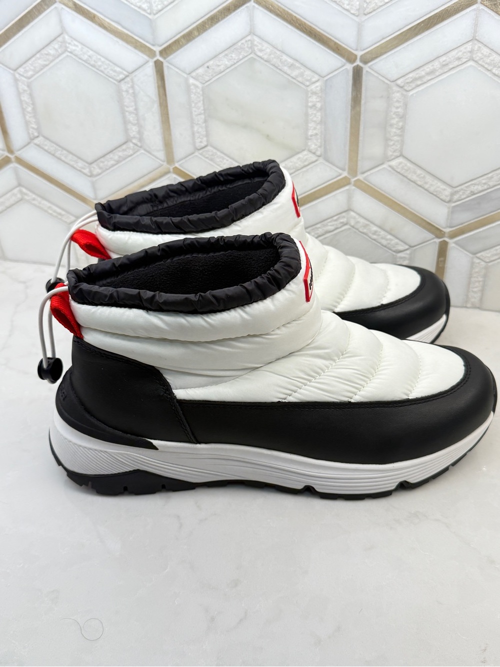 NEW HUNTER ANNE BOOTS PUFFER ANKLE 11 RUNS SMALL